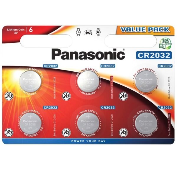 Panasonic CR2032 6 pcs