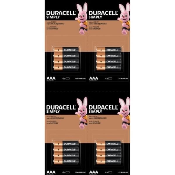 Duracell Simply AAA / LR03 16 pcs