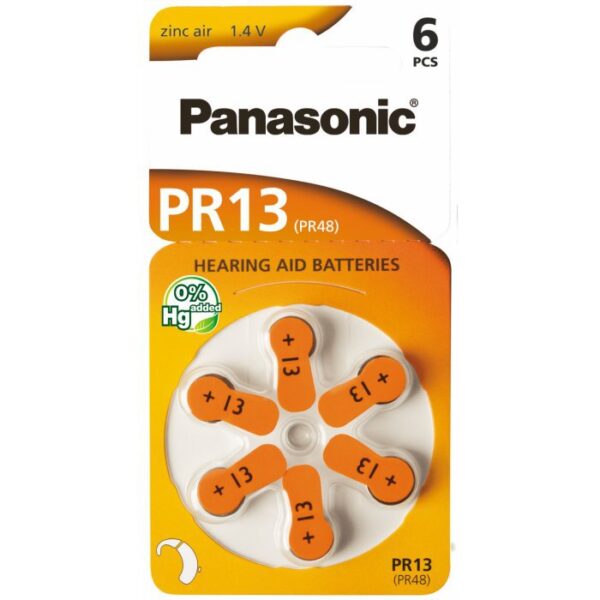 Panasonic 13 PR13 PR48 6 pcs