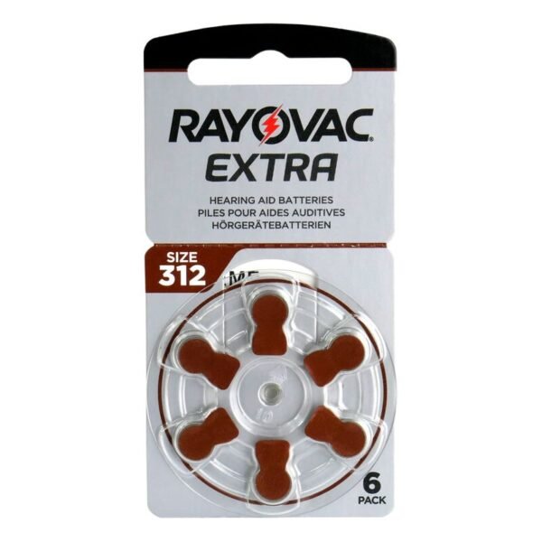 Rayovac Extra 312 / PR41 6 pcs