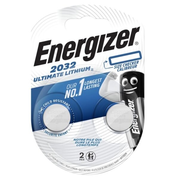 Energizer CR2032 Ultimate Lithium 2 pcs