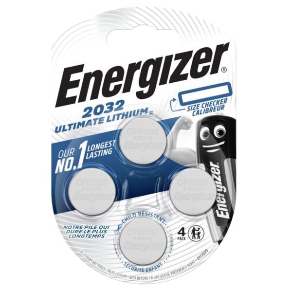 Energizer CR2032 Ultimate Lithium 4 pcs