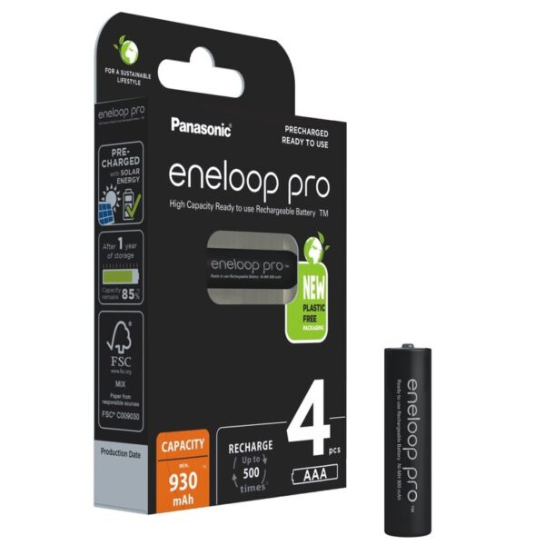 Panasonic-Eneloop Pro AAA / HR03 pic1 4pcs