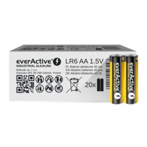EverActive Industrial Alkaline AA 40pcs